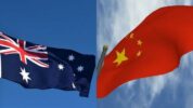 Bendera China dan Australia