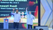 p Pasangan nomor urut 2 Andi Sudirman Sulaiman-Fatmawati Rusdi (Andalan Hati). (Ist)