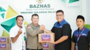 Bosowa Peduli dan PT MCM Serahkan 200 Paket Pangan ke Baznas Sulsel