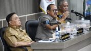 Gubernur Sulbar Suhardi Duka dan Wakil Gubernur Sulbar Mayjen (Purn) Salim S Mengga Saat Jumpa Pers Dengan Menghadirkan Seluruh Kepala Organisasi Perangkat Daerah (OPD) dan Insan Pers