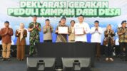 Mendes Yandri Pimpin Deklarasi Nasional Gerakan Desa Peduli Sampah