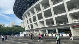 Suasana Kawasan Stadion Utama Gelora Bung Karno (SUGBK)