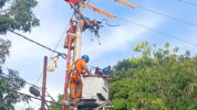 PLN Imbau Jaga Jarak Aman Pasang Atribut Kemerdekaan dari Jaringan Listrik