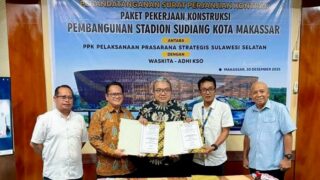 Waskita Karya Resmi Bakal Garap Proyek Stadion Sudiang Makassar, Diproyeksi Rampung 2027